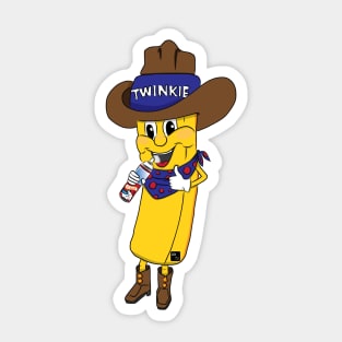 Twinkie Cowboy Sticker